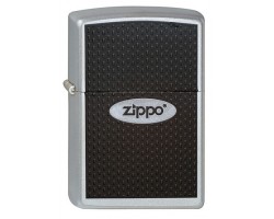 Зажигалка Zippo №205 Zippo Oval с покрытием Satin Chrome, латунь сталь, серебристая, матовая (205 Zippo Oval)