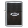 Зажигалка Zippo №205 Zippo Oval с покрытием Satin Chrome, латунь сталь, серебристая, матовая (205 Zippo Oval)
