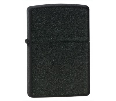 Зажигалка Zippo с покрытием Black Crackle, латунь сталь, черная, матовая, 36x12x56 мм (236)