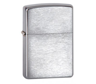 Зажигалка Zippo с покрытием Brushed Chrome, латунь сталь, серебристая, матовая, 36x12x56 мм (200)