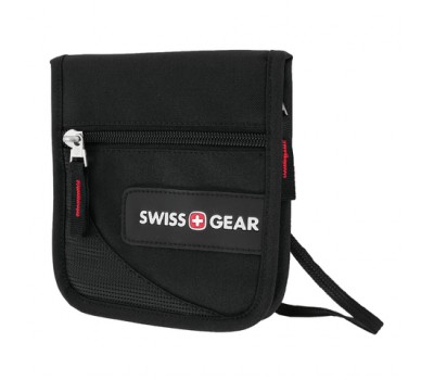 Кошелек на шею Swissgear, черный, 14х2х16 см (SA18312168)