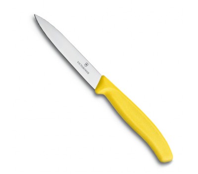 Нож Victorinox для очистки овощей, лезвие 10 см, желтый (6.7706.L118)