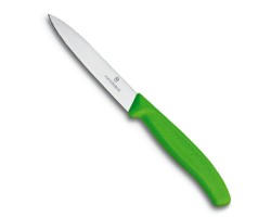 Нож Victorinox для очистки овощей, лезвие 10 см, зеленый (6.7706.L114)
