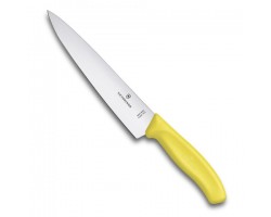 Нож Victorinox разделочный, лезвие 19 см, желтый, в картонном блистере (6.8006.19L8B)