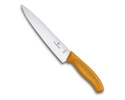 Нож Victorinox разделочный, лезвие 19 см, оранжевый, в картонном блистере (6.8006.19L9B)