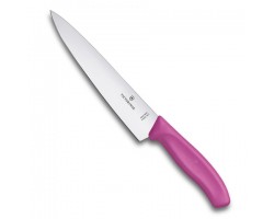 Нож Victorinox разделочный, лезвие 19 см, розовый, в картонном блистере (6.8006.19L5B)