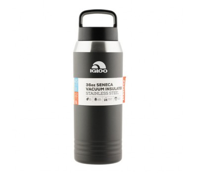 Термокружка Igloo Seneca (1 литр), черная (70562)