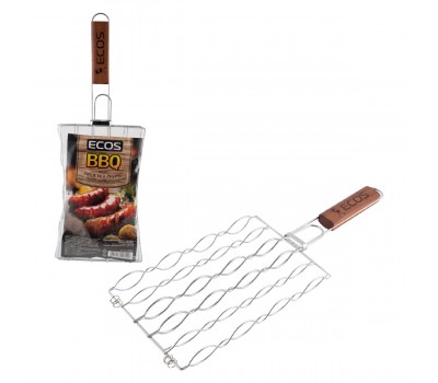 Решетка-гриль для сосисок, колбасок, шпикачек ECOS, размер 27x17 см