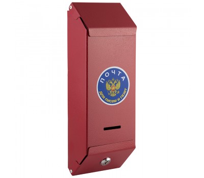 Ящик почтовый Столбик , со встроенным замком (006612)