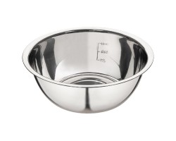 Миска Bowl-Roll-24, объем 2,5 л, из нержавеющей стали, зеркальная полировка, диаметр 24 см (003278)