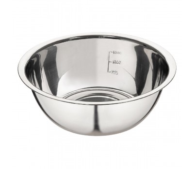 Миска Bowl-Roll-24, объем 2,5 л, из нержавеющей стали, зеркальная полировка, диаметр 24 см (003278)