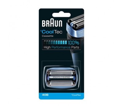 40В Бритвенная кассета Braun CoolTec (40B), blue