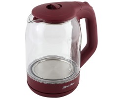 Чайник МАТРЕНА MA-006 электрический (1,8 л) стекло вишневый (005415)