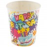 Набор бумажных стаканов Happy Birthday Волшебная страна 6 шт (007147)