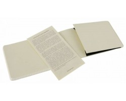 Блокнот Moleskine Reporter Soft Pocket, 192 стр., черный, в линейку (394739(QP811))