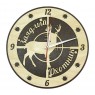 Часы настенные сувенирные модель Заядлый охотник (диаметр 280мм)