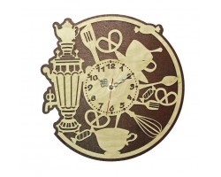 Часы настенные сувенирные модель Чаепитие (диаметр 280мм)
