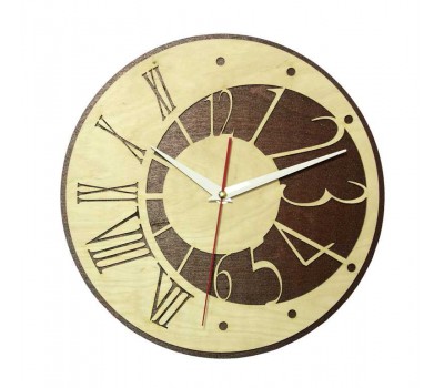 Часы настенные сувенирные модель Луна-солнце (диаметр 280мм)