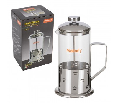 Чайник кофейник (кофе-пресс) Mallony Caffe B535-600ML (950146)