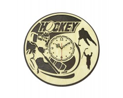 Часы настенные сувенирные модель Hockey 1 (диаметр 280мм)