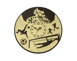 Часы настенные сувенирные модель Футбол (диаметр 280мм)